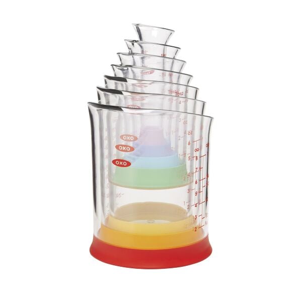 7 Piece Liquid Measuring Beaker Set H3
