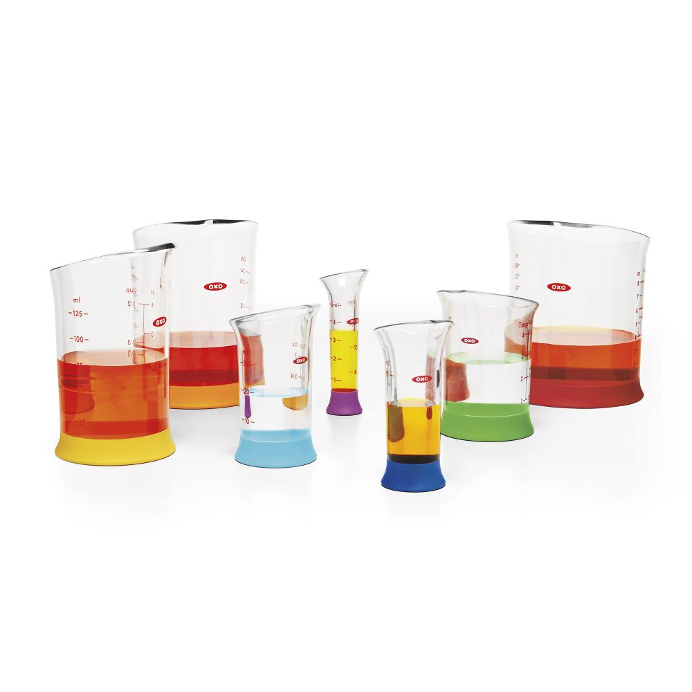 7 Piece Liquid Measuring Beaker Set H3
