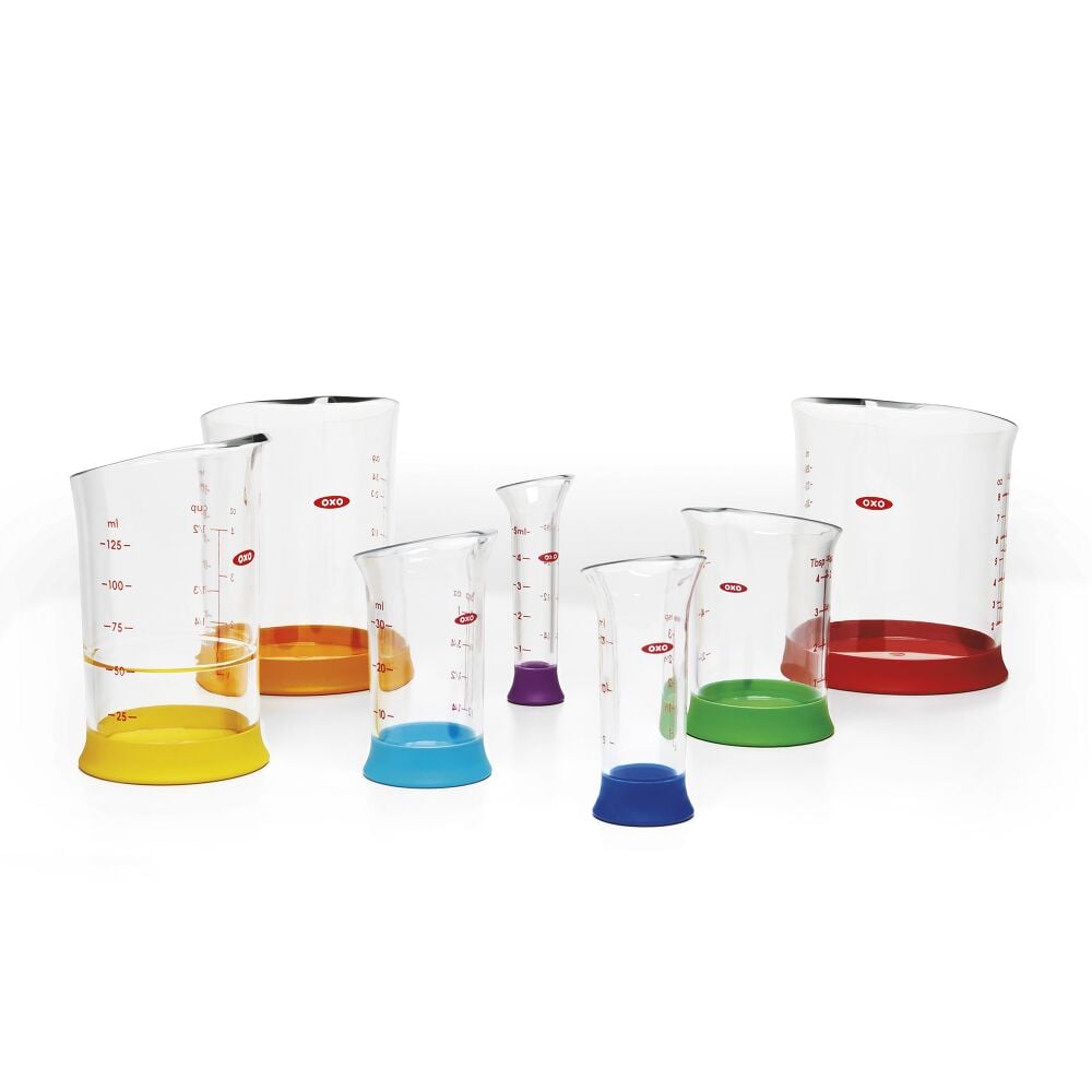 7 Piece Liquid Measuring Beaker Set H3
