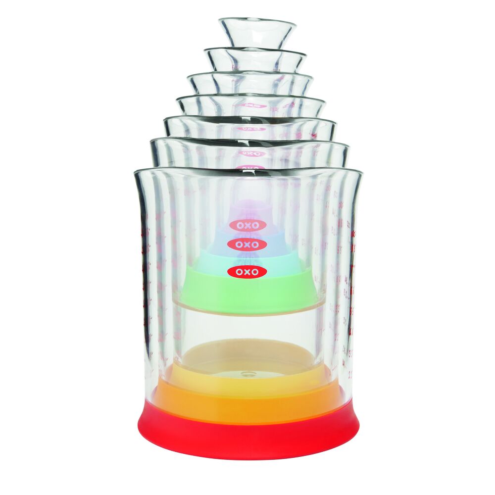 7 Piece Liquid Measuring Beaker Set H3