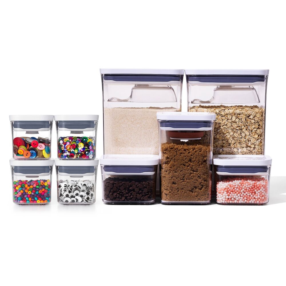 8-Piece POP Container Baking Set & POP 4-Piece Mini Container Set Bundle R7