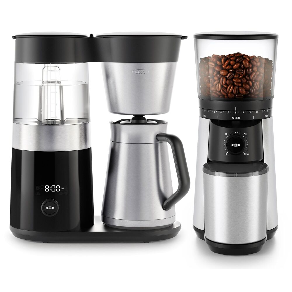 9-Cup Coffee Maker & Conical Burr Coffee Grinder Bundle G8
