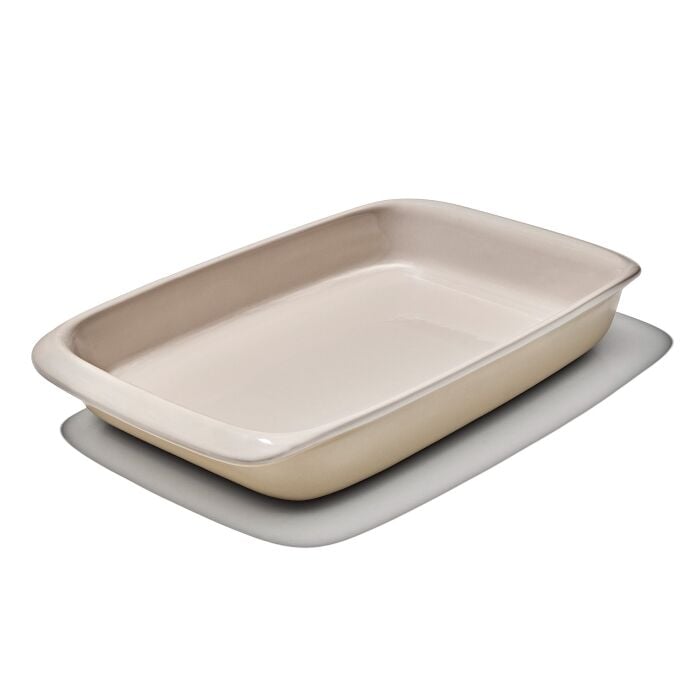 3 Qt Rectangular Stoneware Baking Dish H1