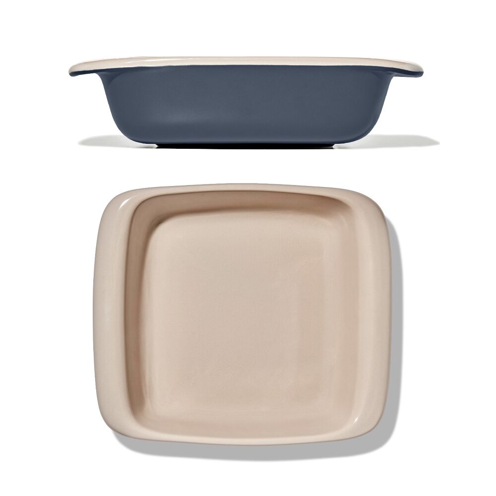2 Qt Square Stoneware Baking Dish X2