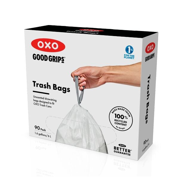 Trash Bags - 1.6 gallons/6L - 90-Pack V8