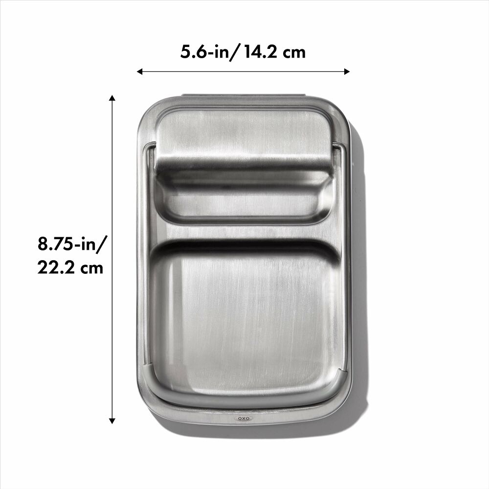 Stainless Steel Spoon Rest with Lid Holder T7