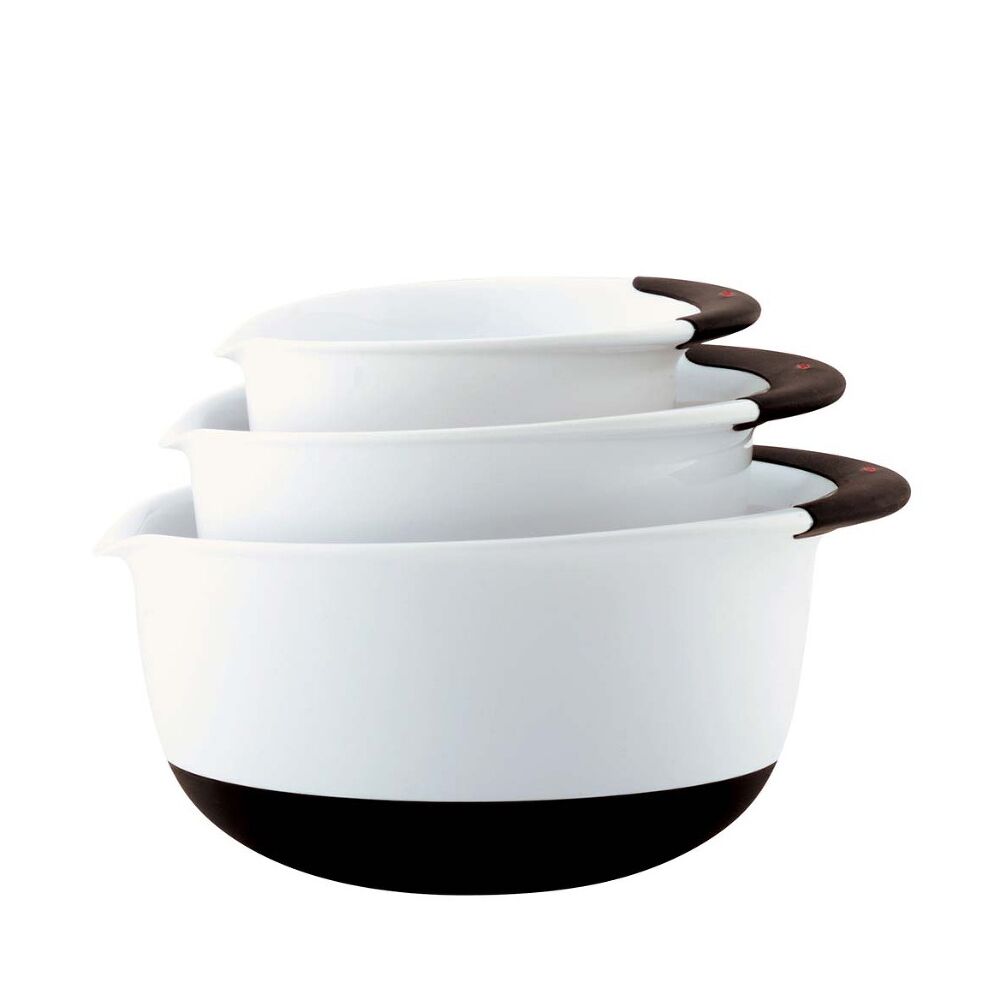 3-Piece Mixing Bowl Set - White V0