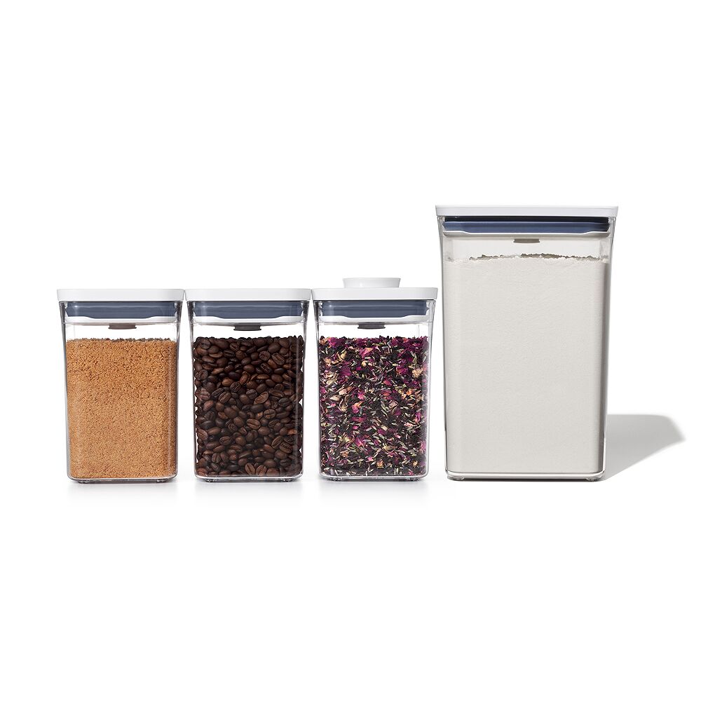 POP Container - Big Square Medium (4.4 Qt.) & 3-Piece POP Container Value Set Bundle M8