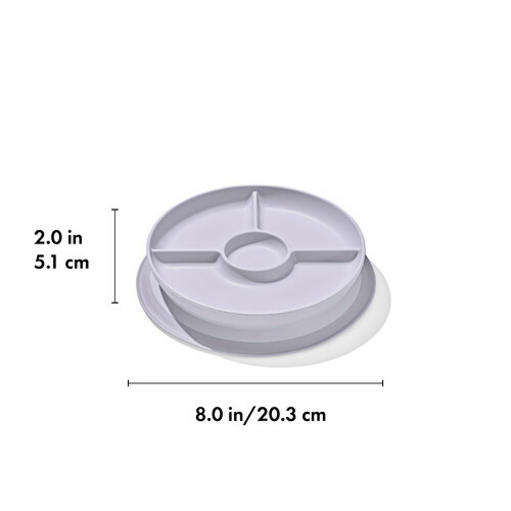 Stick & Stay Suction Divided Plate P1