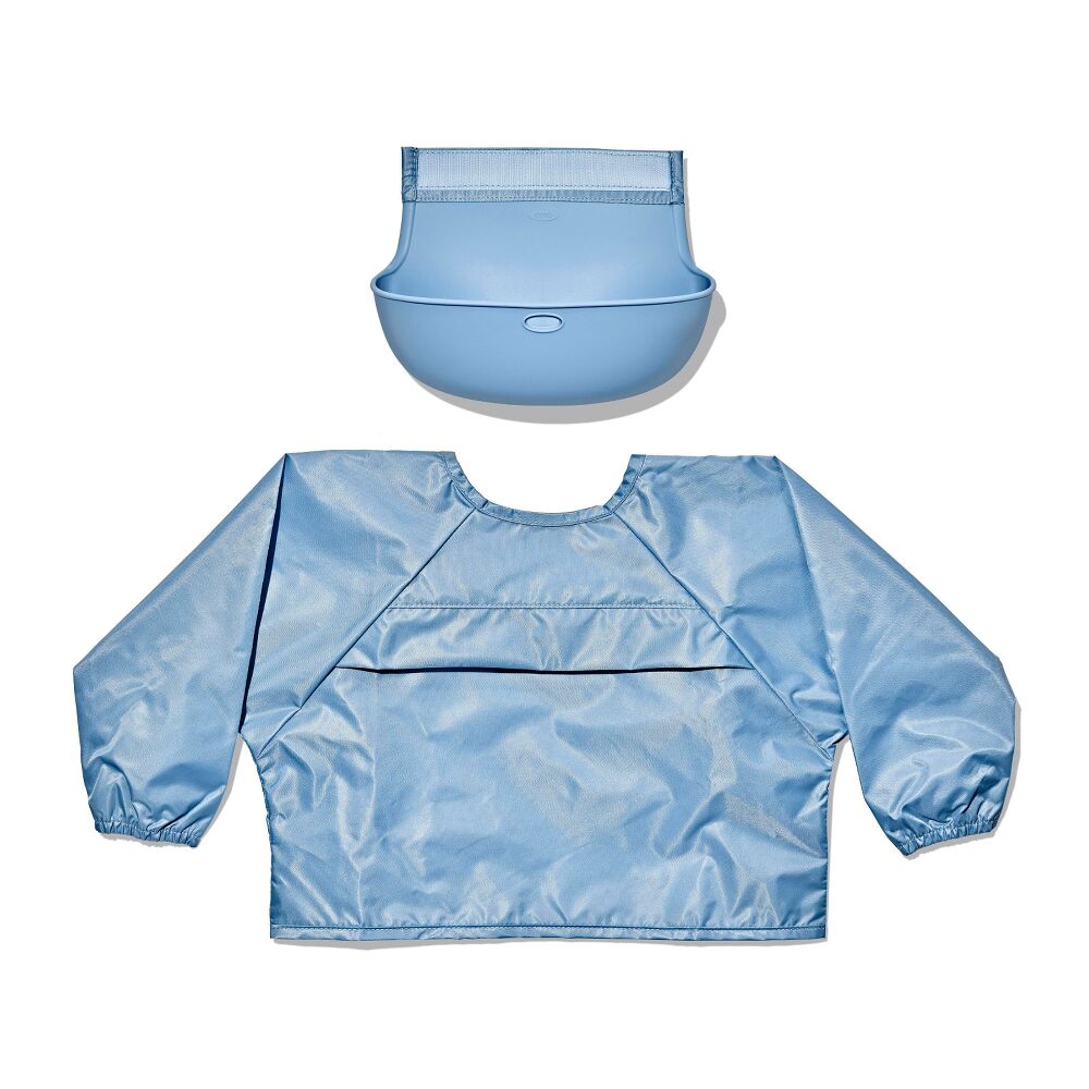 Sleeved Roll-Up Bib - Dusk E0