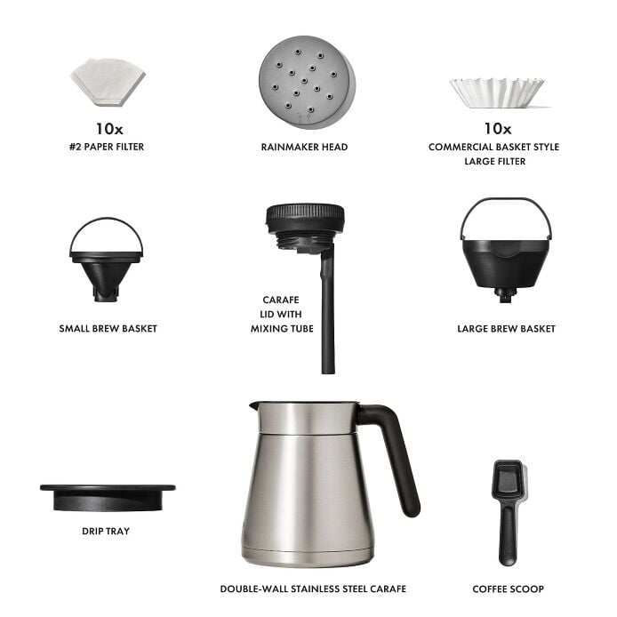 12-Cup Coffee Maker with Podless Single-Serve Function K6
