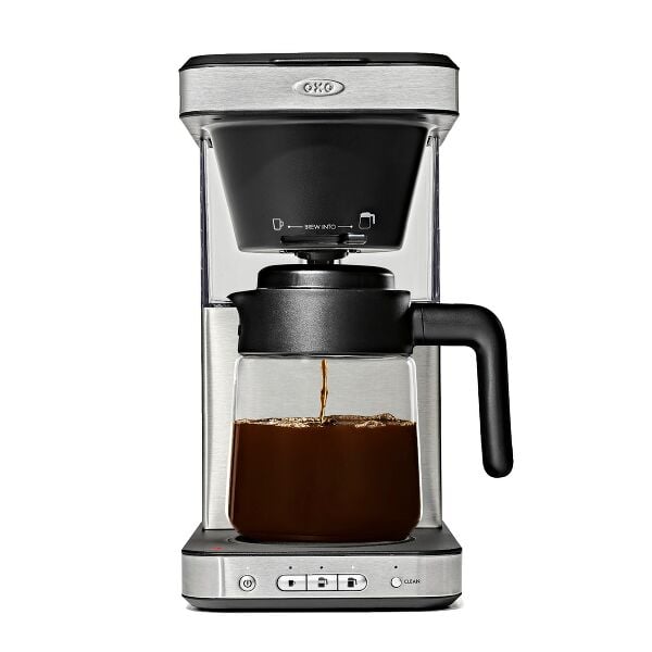 8-Cup Coffee Maker with Podless Single-Serve Function and Glass Carafe L2