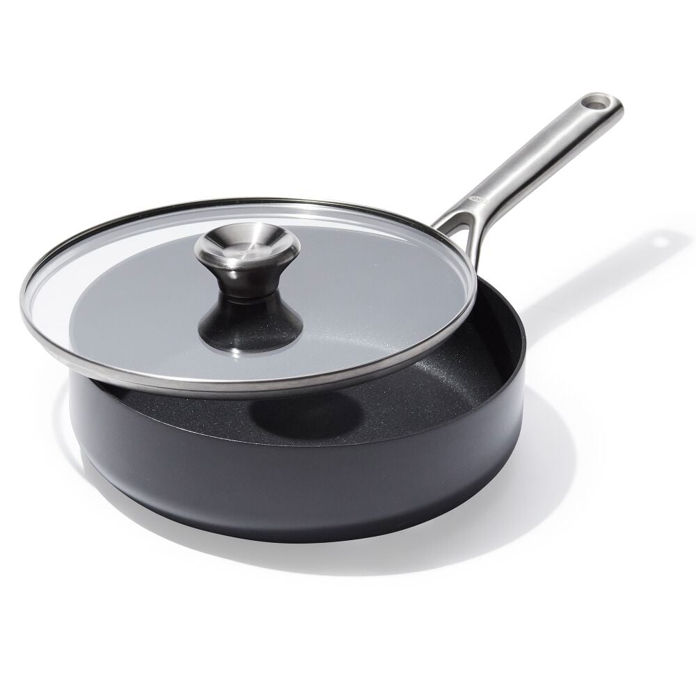 Ceramic Professional Non-Stick 3-Quart Sauté Pan with Lid P9