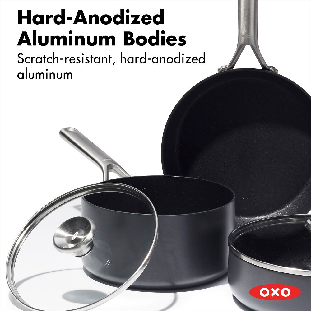 OXO Ceramic Professional Non-Stick 5-Piece Cookware Set Z1