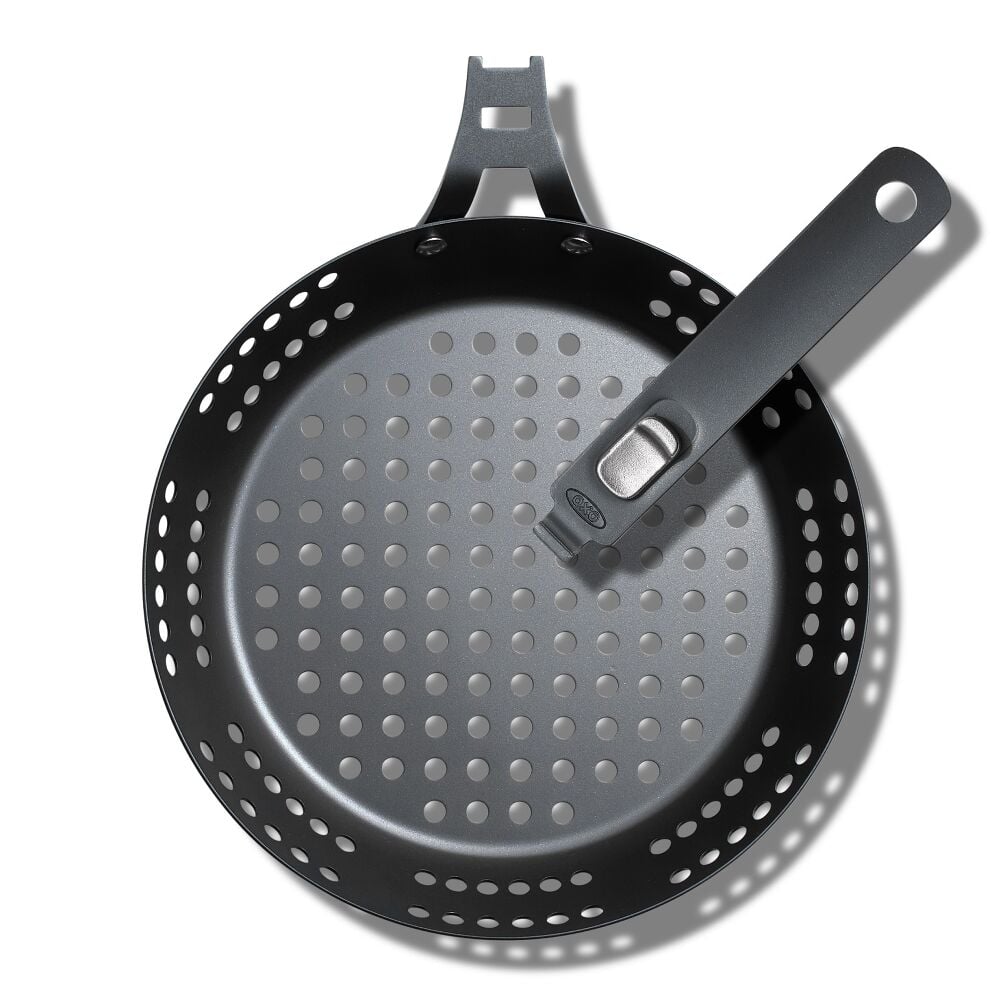 Outdoor 10" Perforated Carbon Steel Pan L0