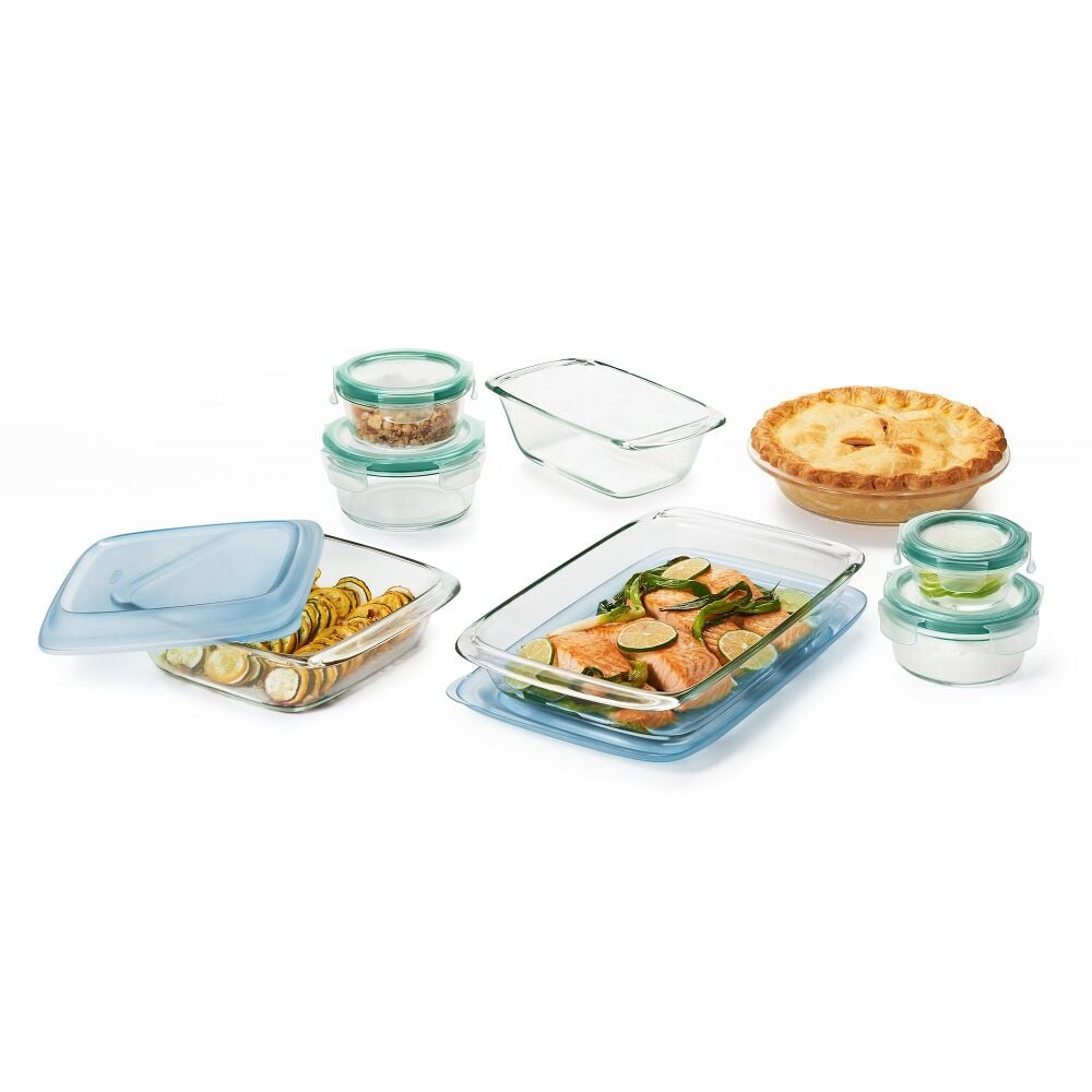 14-Piece Glass Bake, Serve & Store Set S6