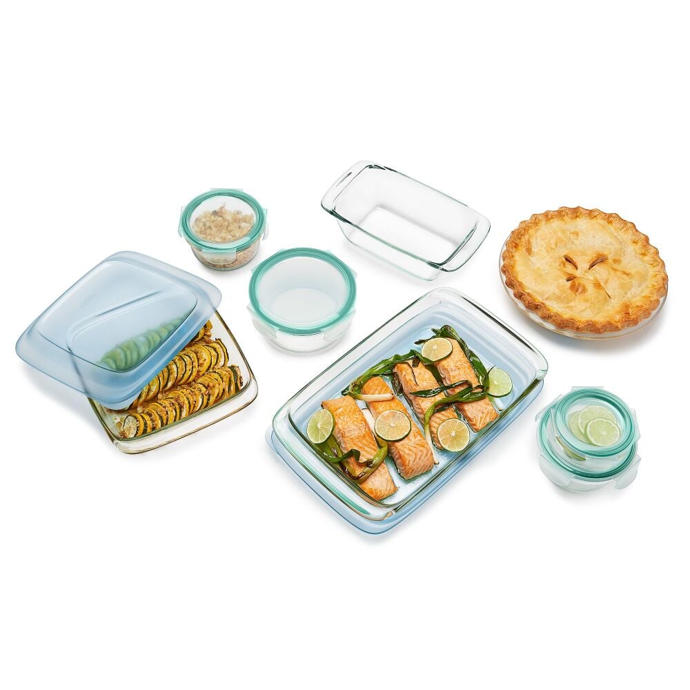 14-Piece Glass Bake, Serve & Store Set S6