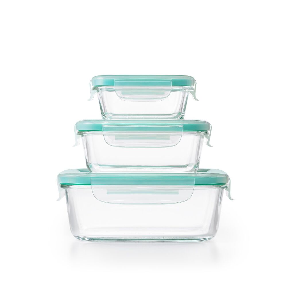 OXO Good Grips 12 Piece Smart Seal Glass Container Set E9