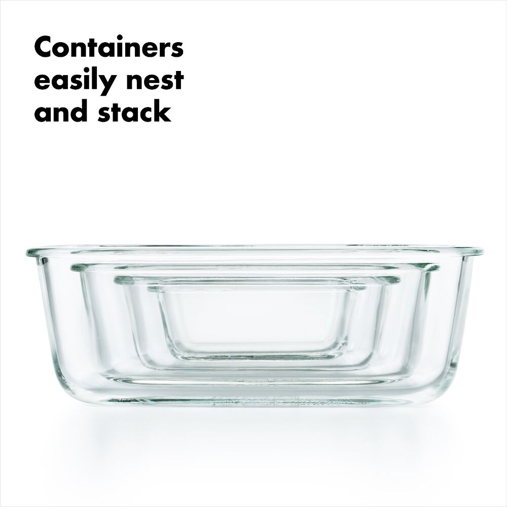 16 Piece Glass Smart Seal Everyday Container Set T1