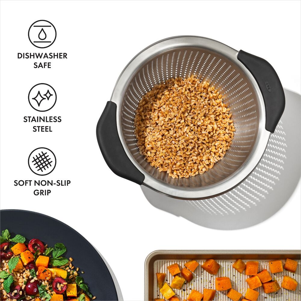 Stainless Steel 3 qt./ 2.8L Colander P7