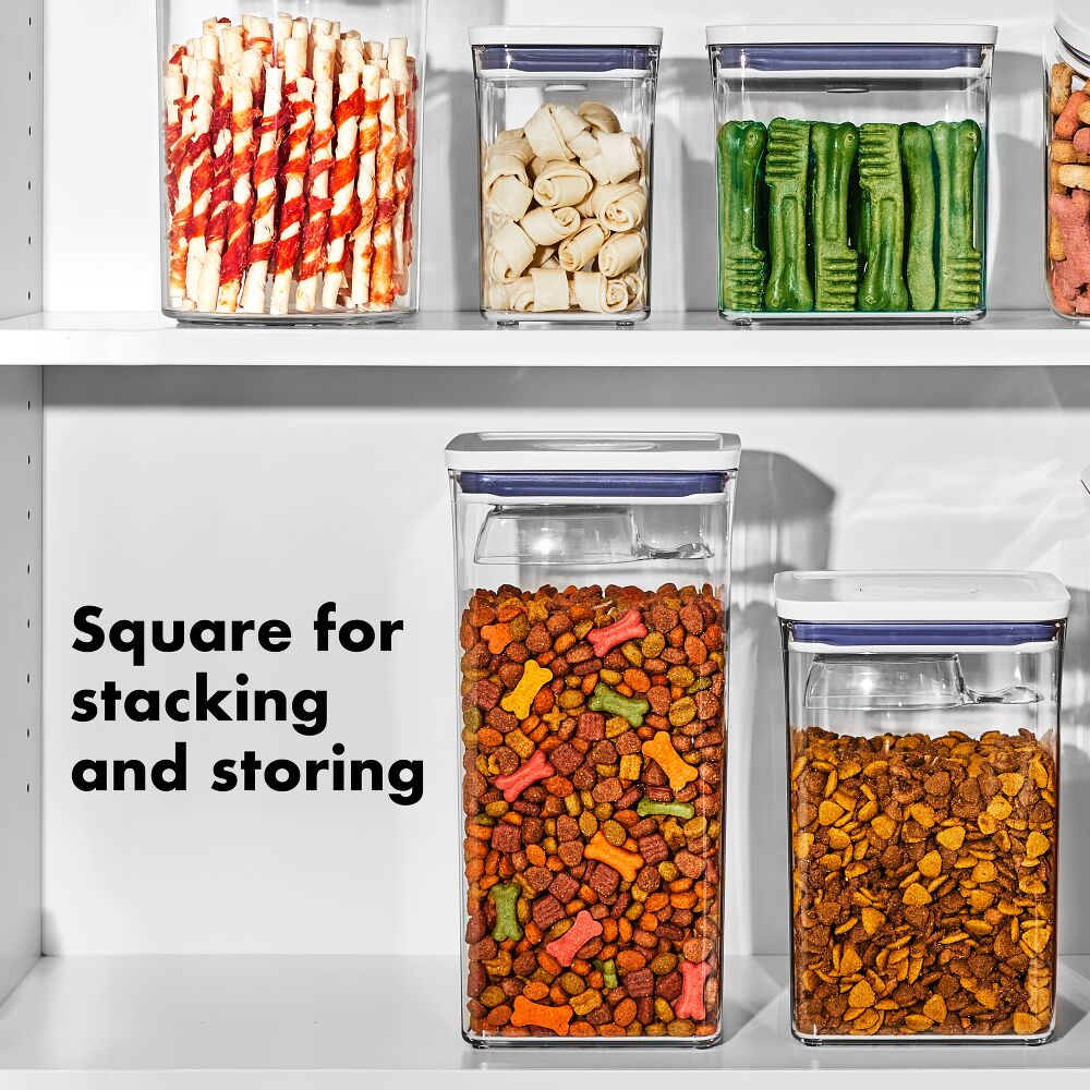 OXO Good Grips Pet POP Container – 4.4 Qt/4.2 L with Scoop B0