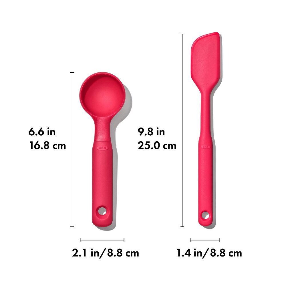 Silicone Cookie Scoop & Small Spatula Set I9