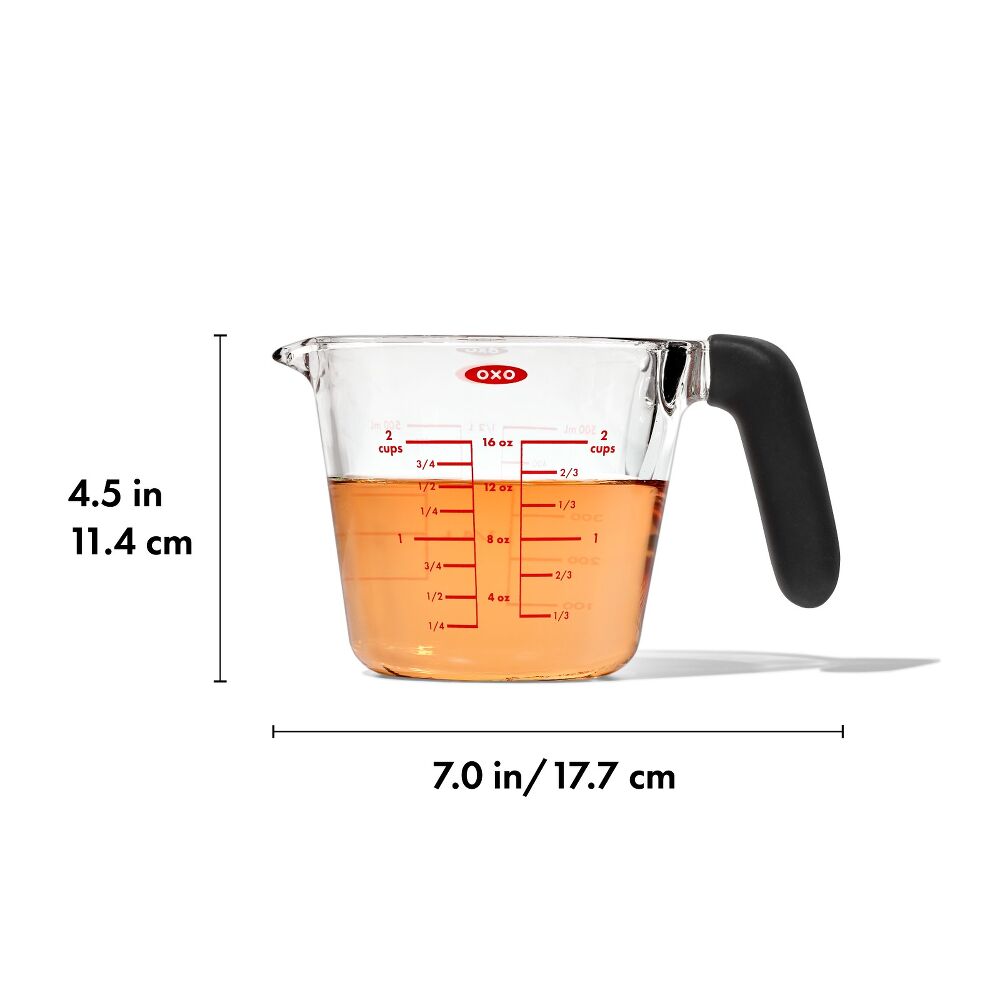 2 Cup Glass Measuring Cup O2