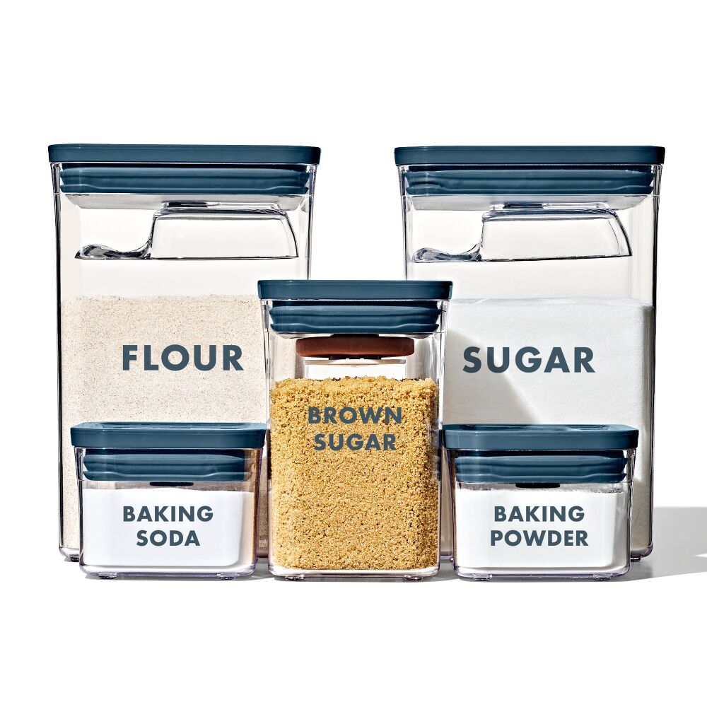 8-Piece Prelabeled Baking POP Container Set Y0