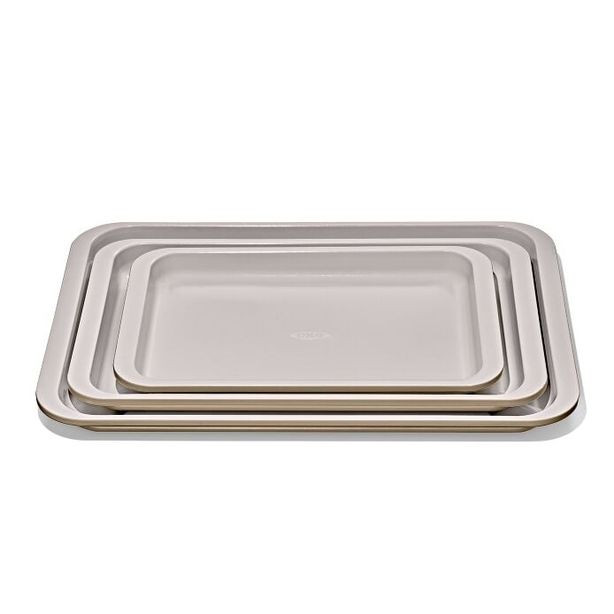 Non-Stick Pro Ceramic Coated Metal Bakeware 3 Pc Set R8