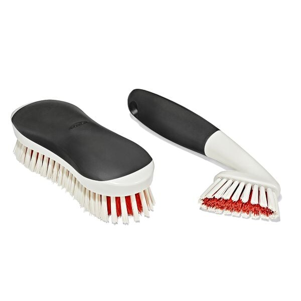 Grout Brush & Heavy Duty Scrub Brush Combo Set W5
