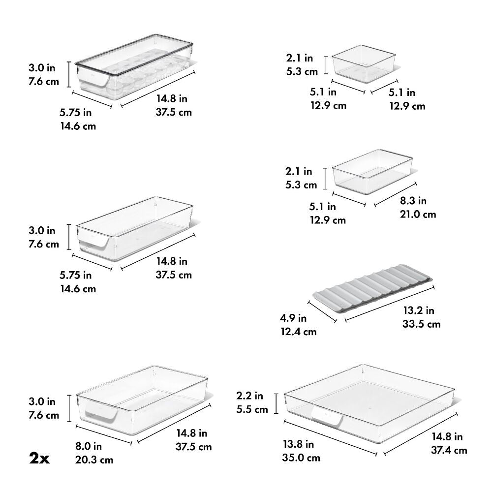 8 Piece Refrigerator Organization Set A6