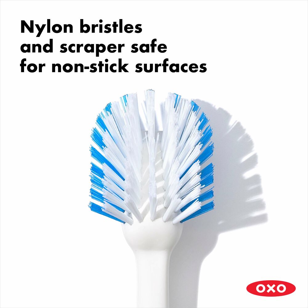 Dish Brush with Scraper Q4