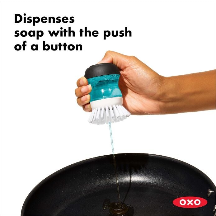 Soap Dispensing Palm Brush R9