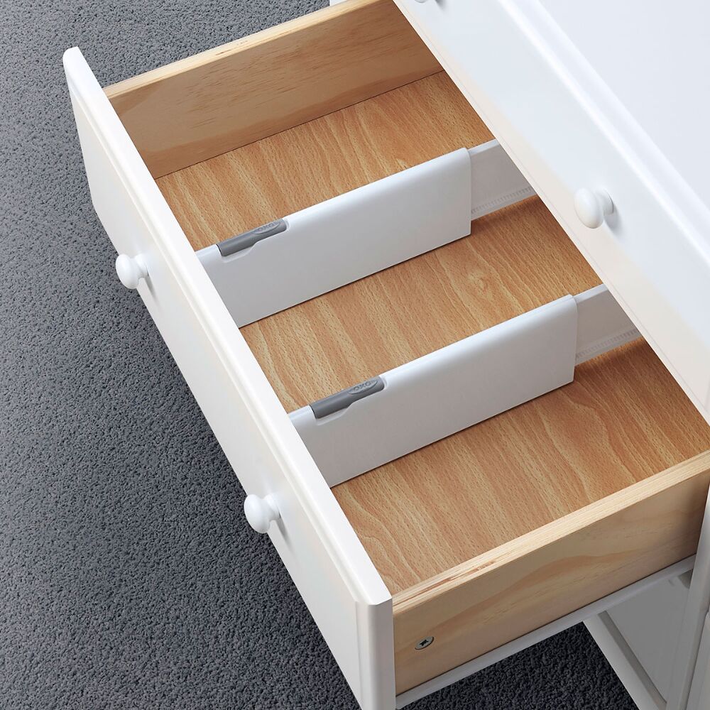 OXO TOT Expandable Dresser Drawer Divider - 4 Pack K8