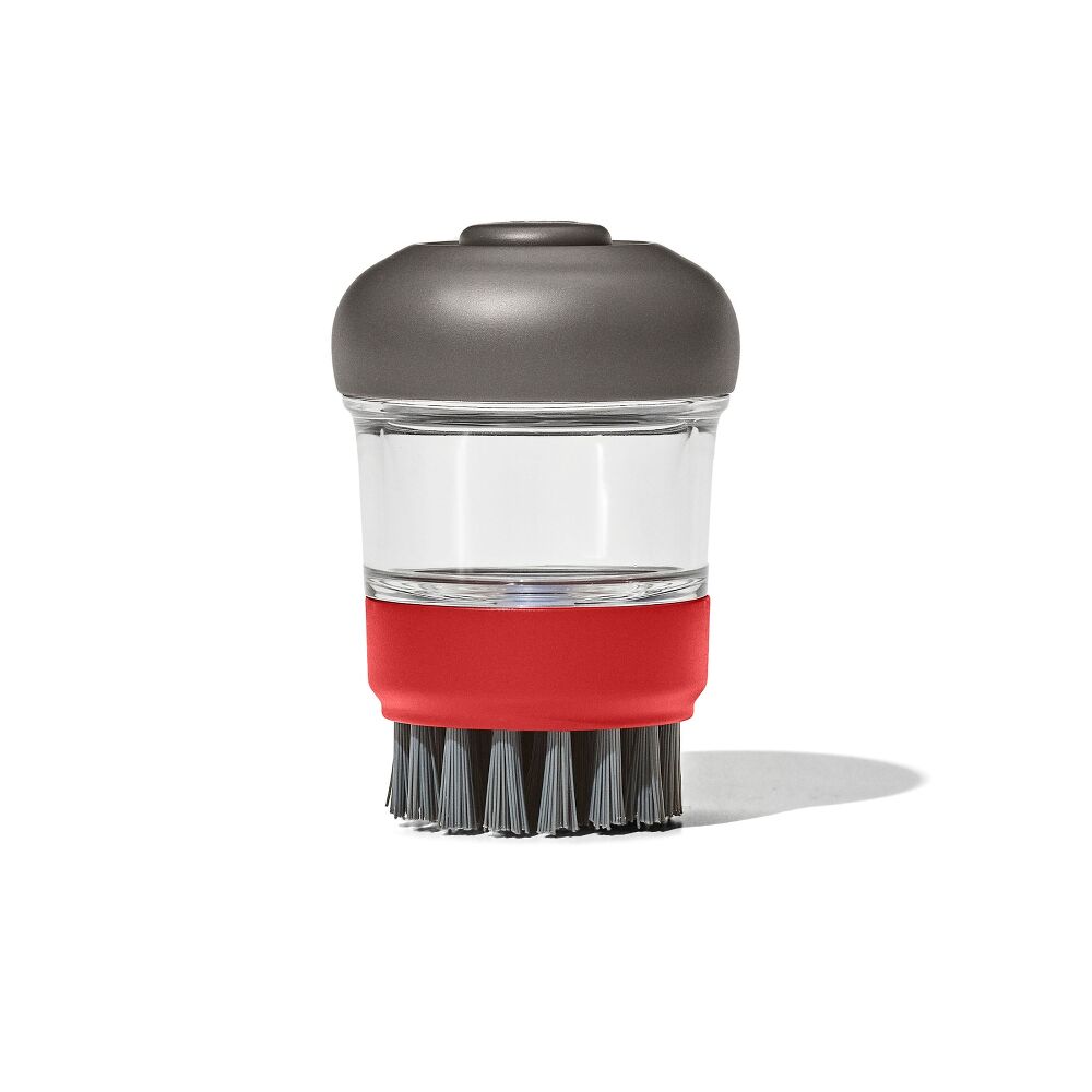 Outdoor Soap Dispensing Dish Brush with Storage Case Y5