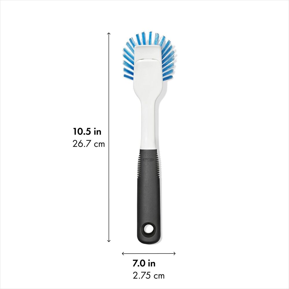 Nylon Bristle Dish Brush with Refills Y5