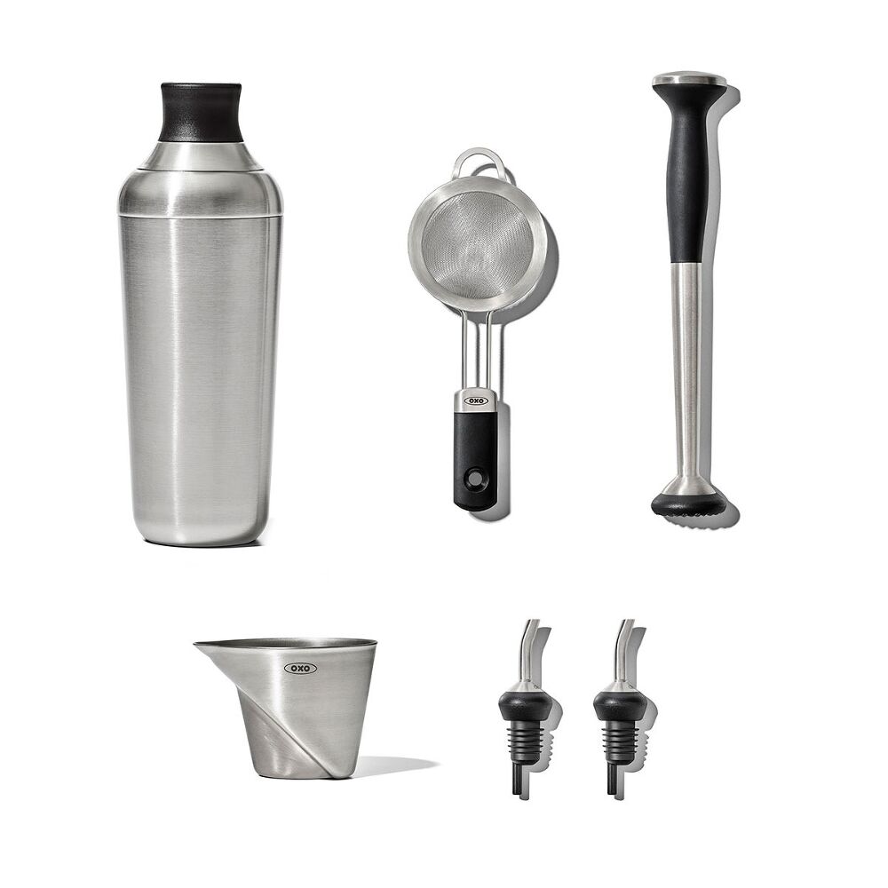 Steel 6-Piece Barware Set N1