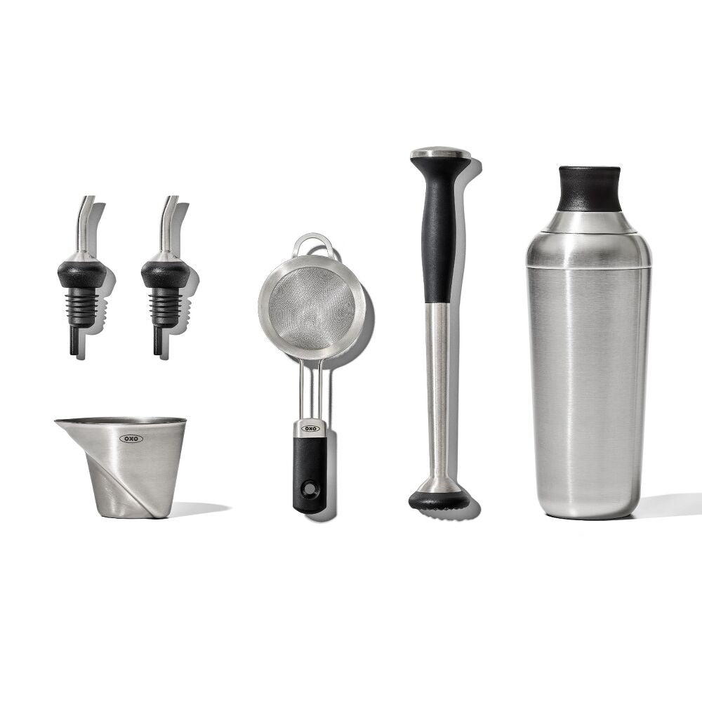 Steel 6-Piece Barware Set N1