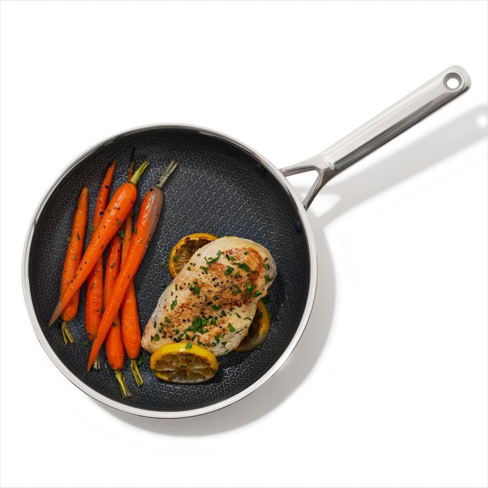 Trident Hybrid Non-Stick Stainless Steel 10 in Fry Pan O6