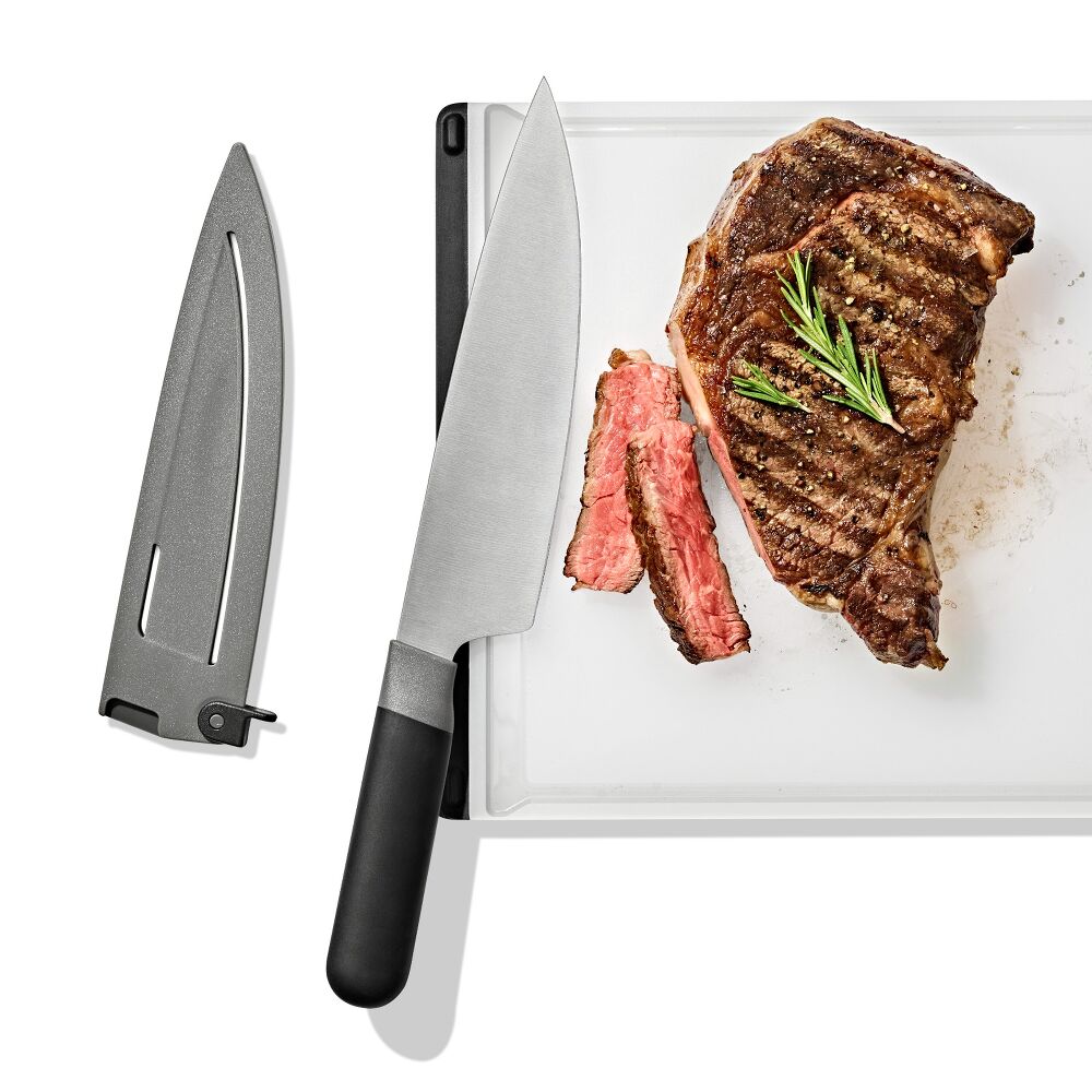 8 in Chefs Knife with Locking Sheath U8