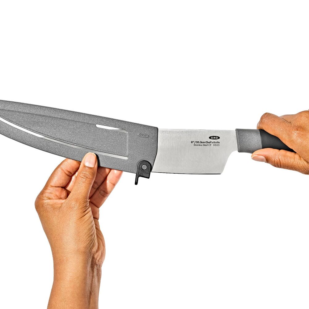 8 in Chefs Knife with Locking Sheath U8