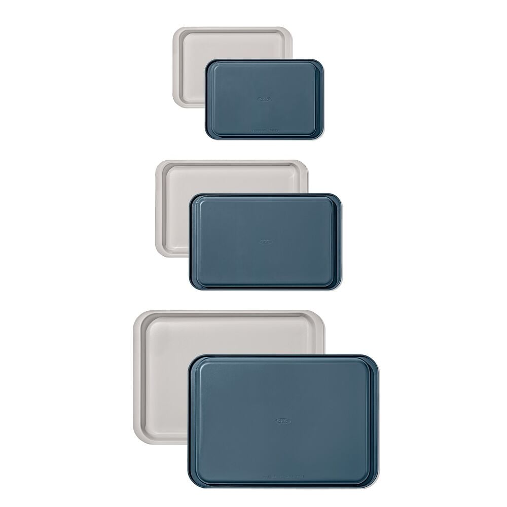 Non-Stick Pro Ceramic Coated Metal Bakeware 3 Pc Set R8