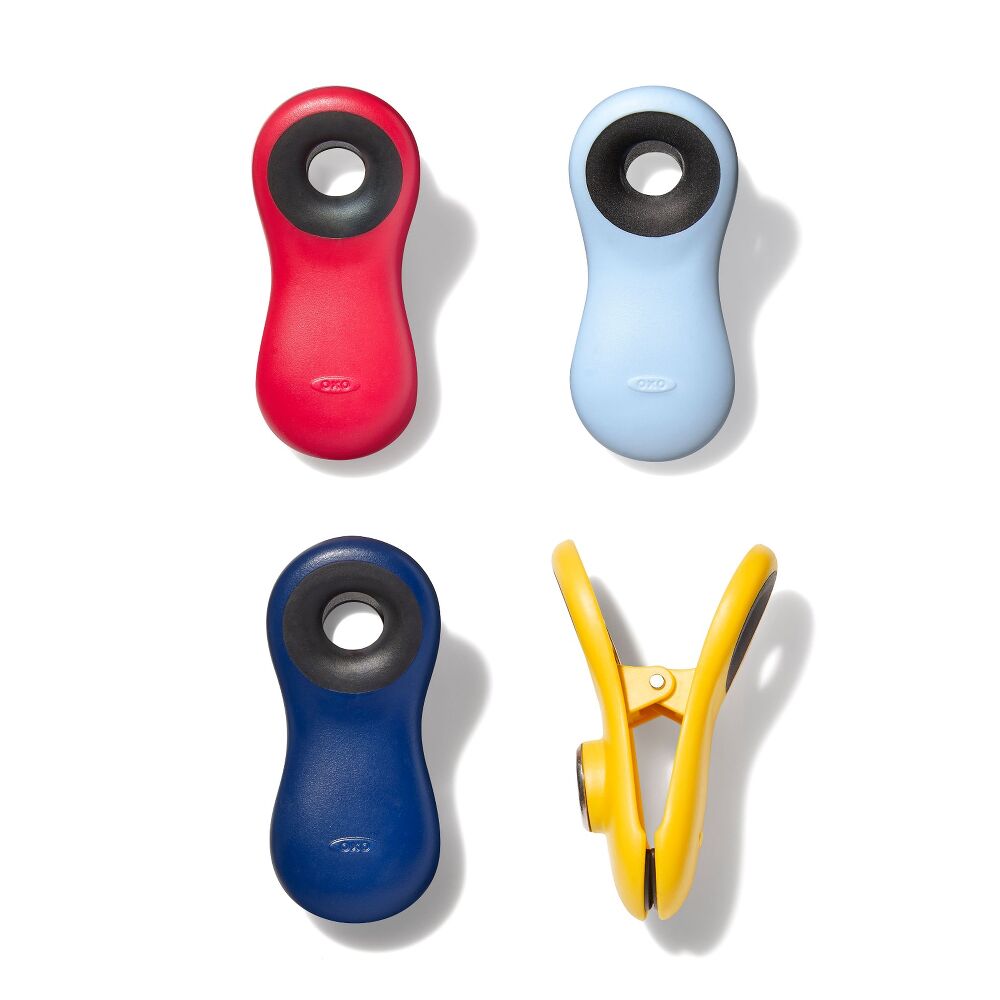 Magnetic All-Purpose Clips - 4-Pack - assorted colors E9