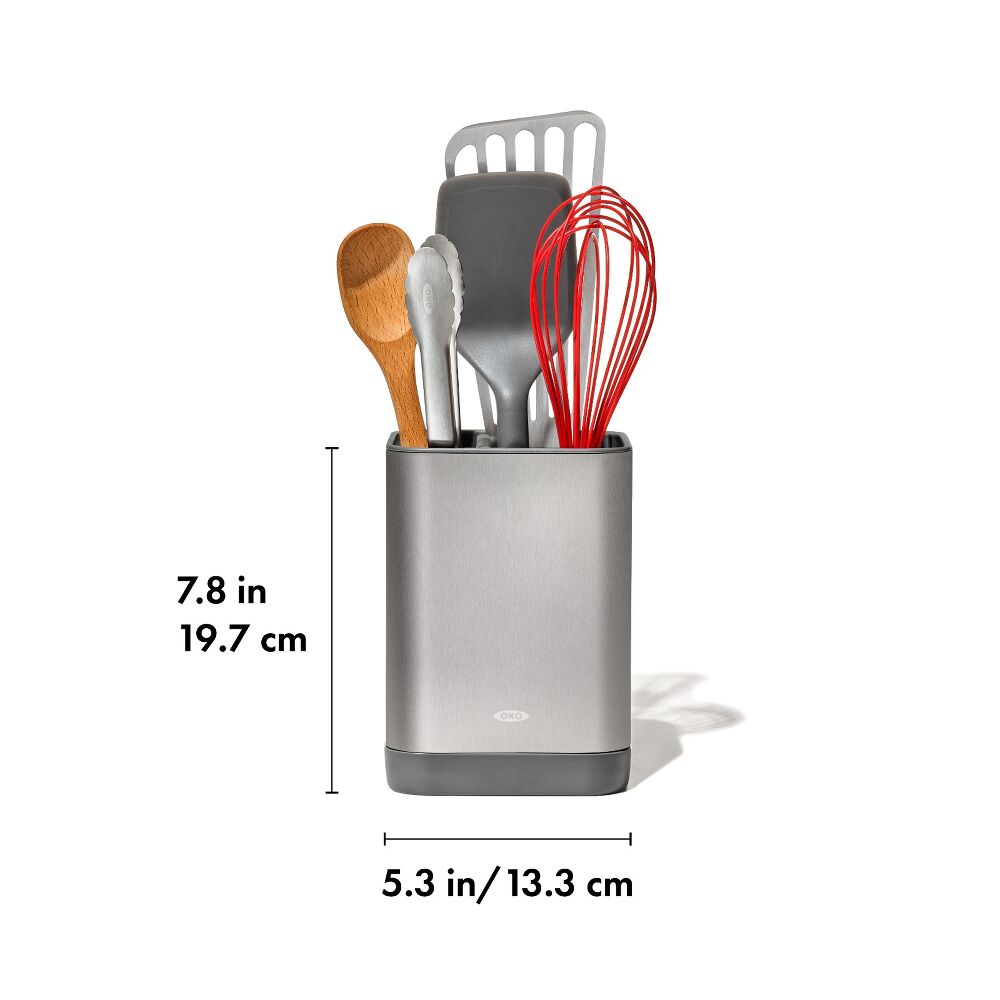 Adjustable Stainless Steel Utensil Holder - Small K3