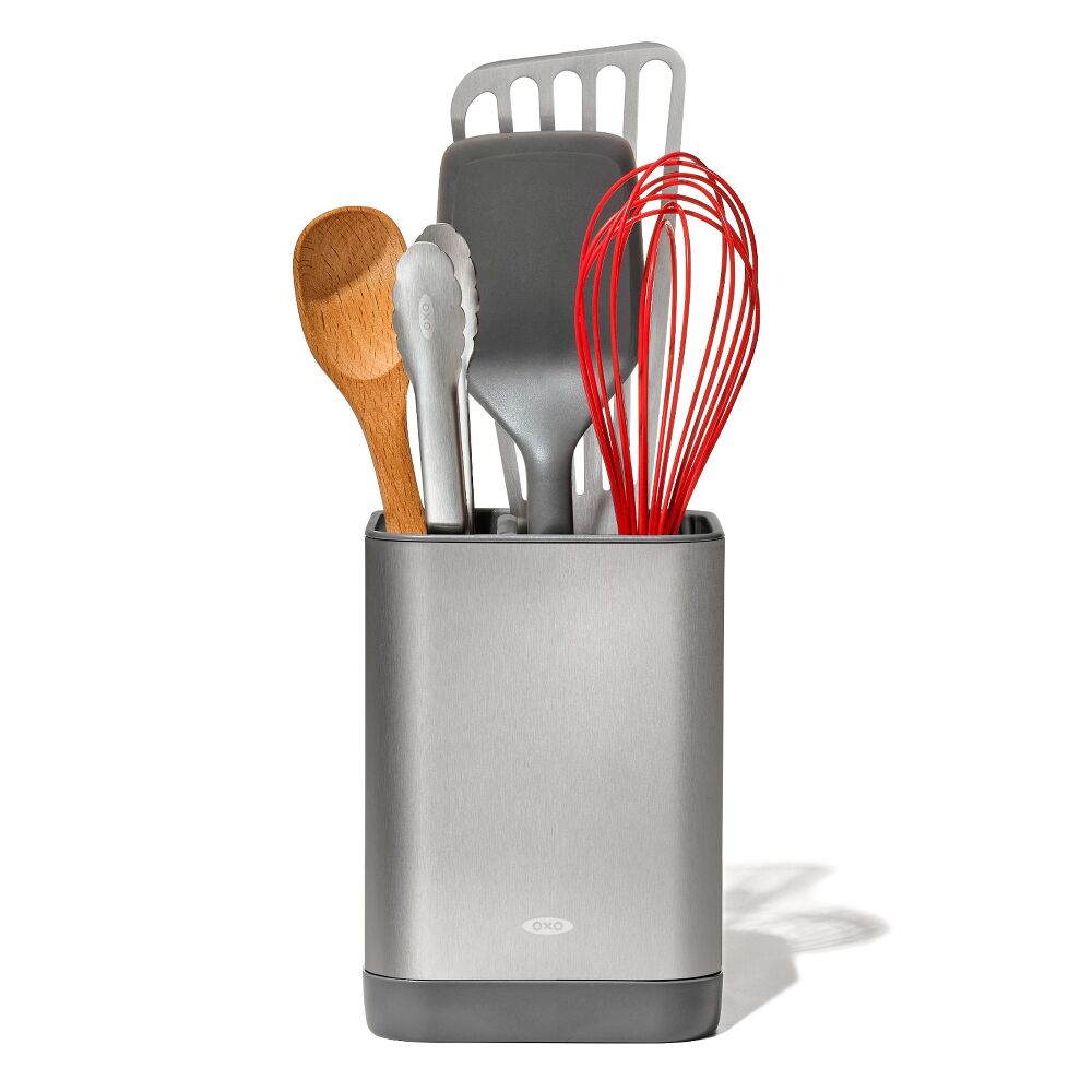 Adjustable Stainless Steel Utensil Holder - Small R9