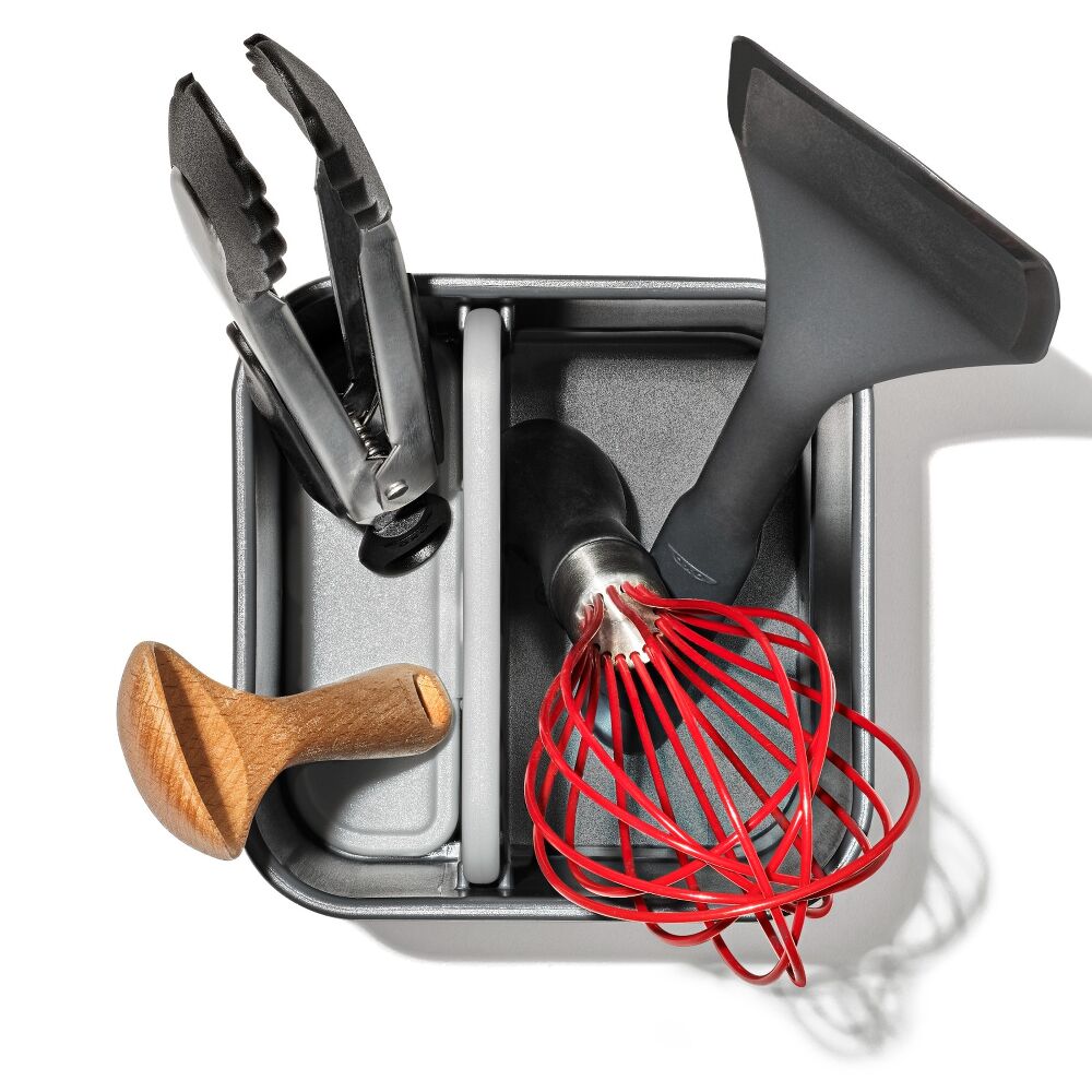 Adjustable Stainless Steel Utensil Holder - Small K3
