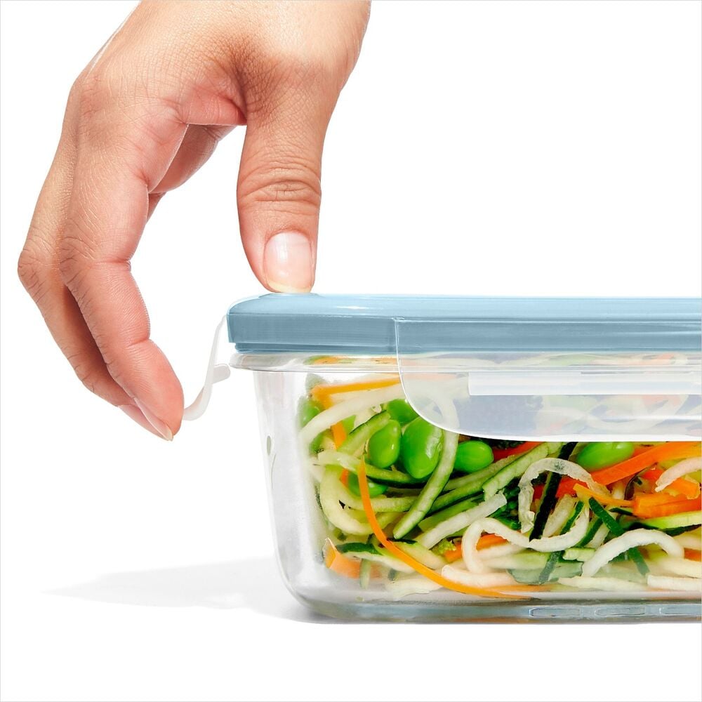 12-Piece Smart Seal Glass Container Set - Arctic Blue S5