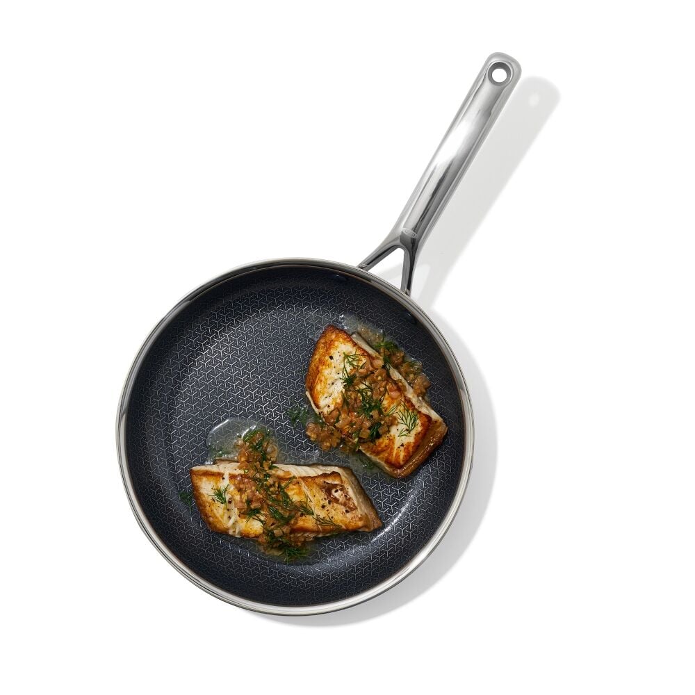 Trident Hybrid Non-Stick Stainless Steel 2-Piece Frypan Set W3