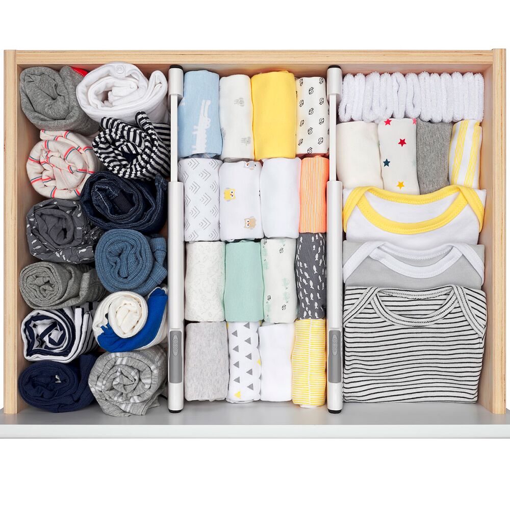 OXO TOT Expandable Dresser Drawer Divider - 4 Pack K8