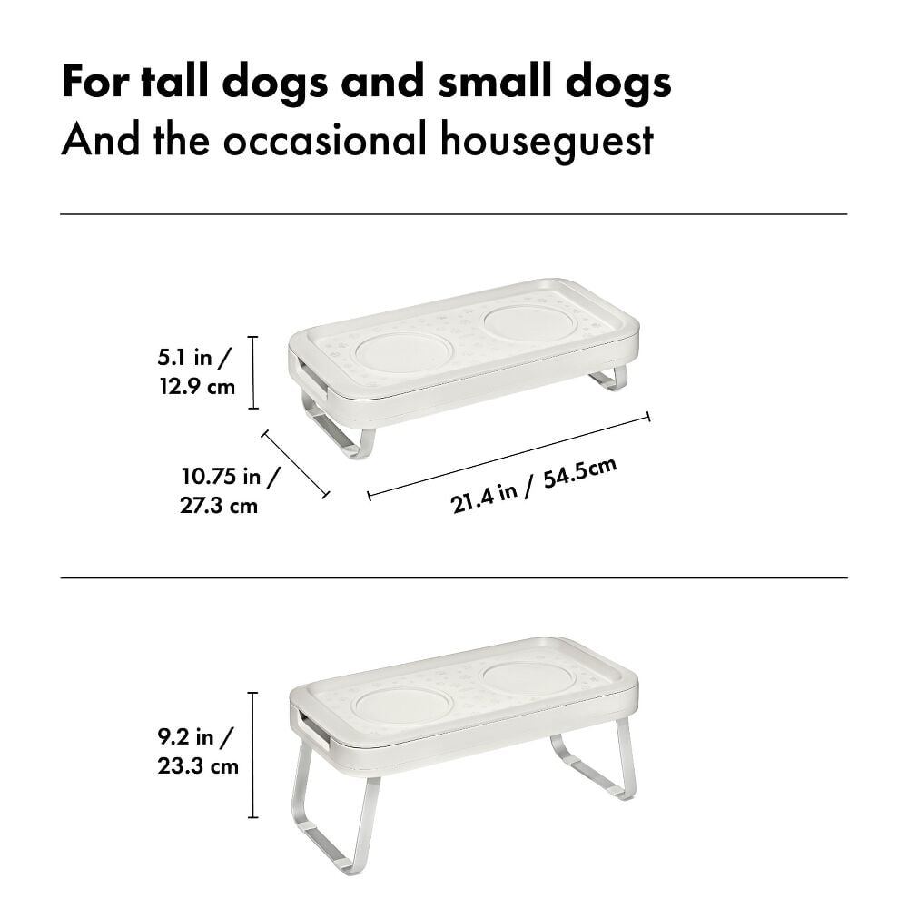 OXO Pet Adjustable Elevated Feeder V1